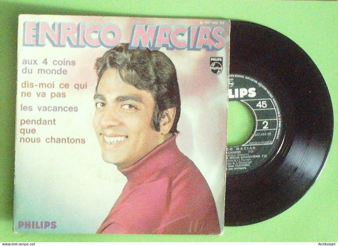 Macias Enrico 45T EP Aux 4 coins du monde 1968