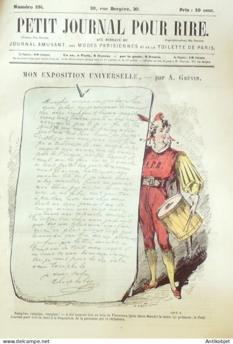 Petit journal pour Rire 1866 # 594 Un Dimanche a la campagne Mick Noel