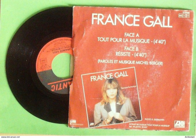 Gall France 45T SP Tout pour la musique 1981