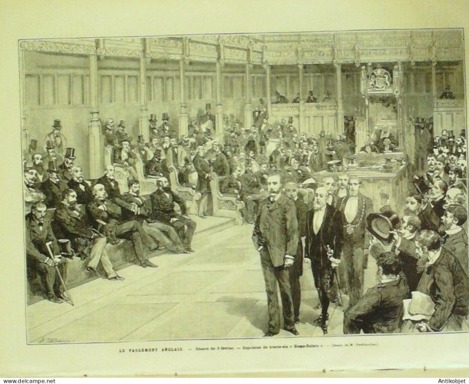 Le Monde illustré 1881 n°1247 Nice (06) Espagne Ministres Bayeux Argouges (14)