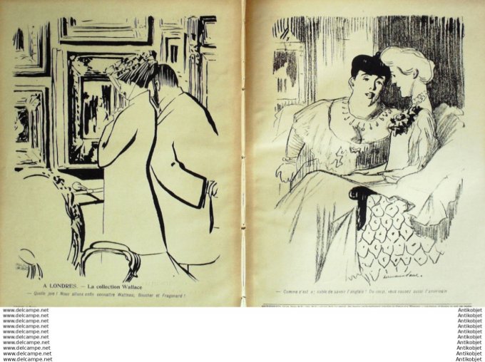 L'Assiette au beurre 1905 # 223 A Jeanne d'Arc L'entente cordiale Iribe