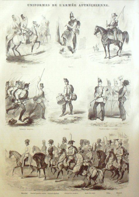 L'Univers illustré 1859 #  64 Solferino Torrent dans les montagnes d'Esterel