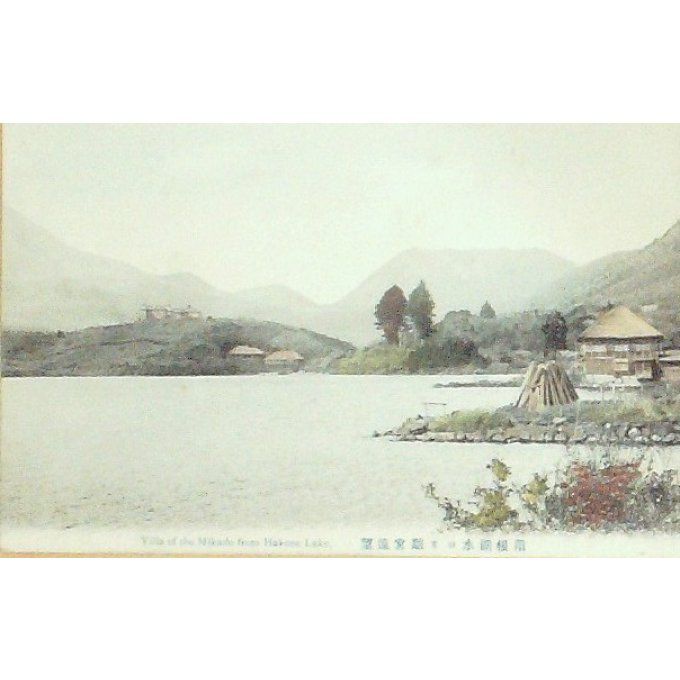 Cpa Japon Villa De Mikado Lac Hakone 1920