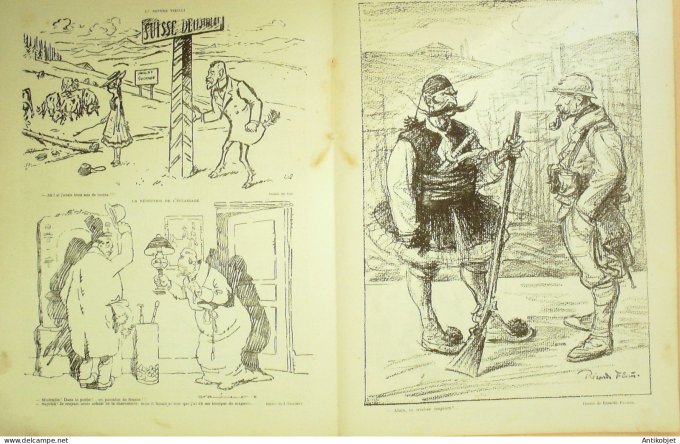Le Rire Rouge 1917-01-20 # 114 Journal humoristique Ed.Originale Roi Grec
