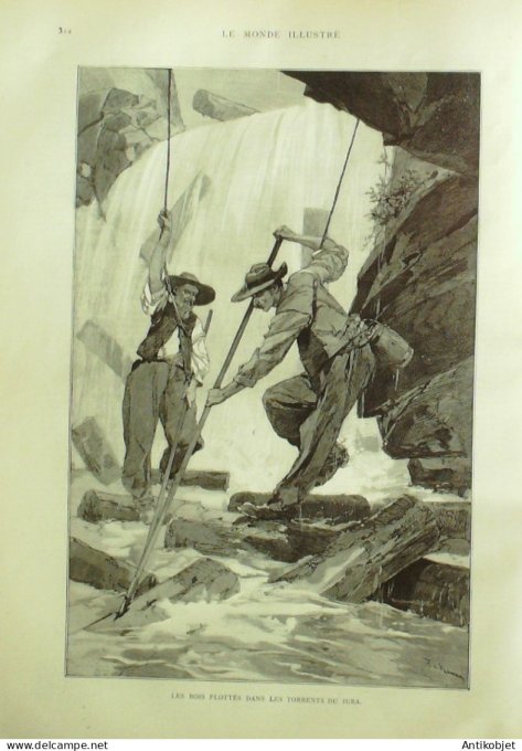 Le Monde illustré 1891 n°1807 île Sumatra Alos-Stah Pasumah Siam Singora Malaisie Malacca Kalantam