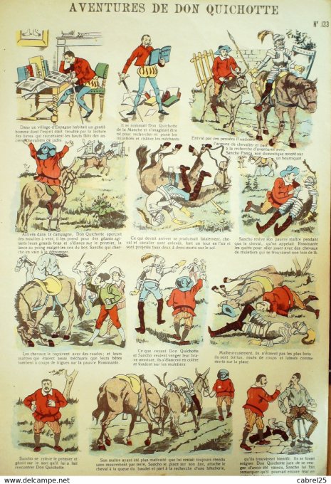 Aventures  de Don Quichotte (Gordinne Liège) Lamanchez