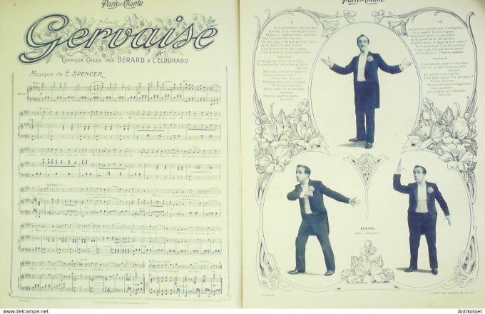 Paris qui chante 1903 #34 Dona Giraldus Bérard Madiah Maader Fagette