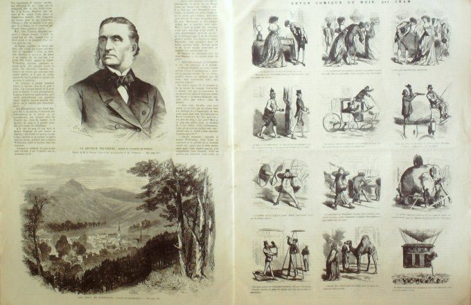 L'Univers illustré 1867 # 651 SibérieBalougol Biarritz (65) ,Charles Baudelaire