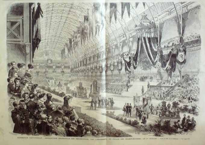 L'Univers illustré 1867 # 651 Allemagne Leipzig Kissingen BrèmeDr Trousseau 