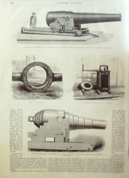 L'Univers illustré 1867 # 651 SibérieBalougol Biarritz (65) ,Charles Baudelaire