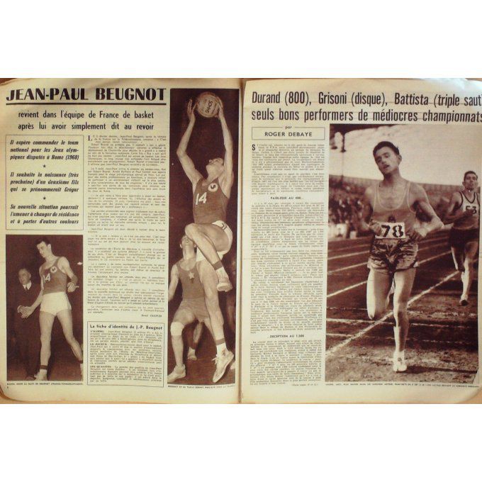Miroir des Sports 1957 n° 651 16/09 GAIGNARD MXWELL MONTE CARLO FANGIO BEUGNOT BUSNEL