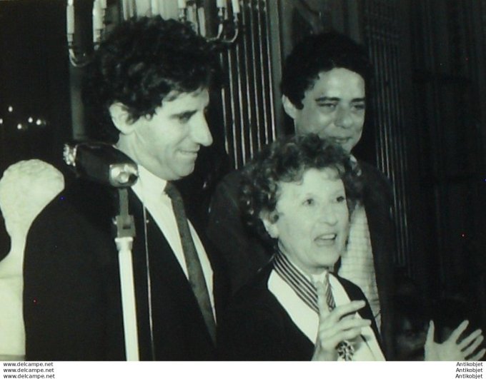 Mireille & Lang Jack (photo de presse Agip) 1983