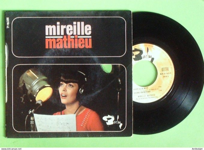 Mathieu Mireille 45T EP Adieu à  la nuit 1967