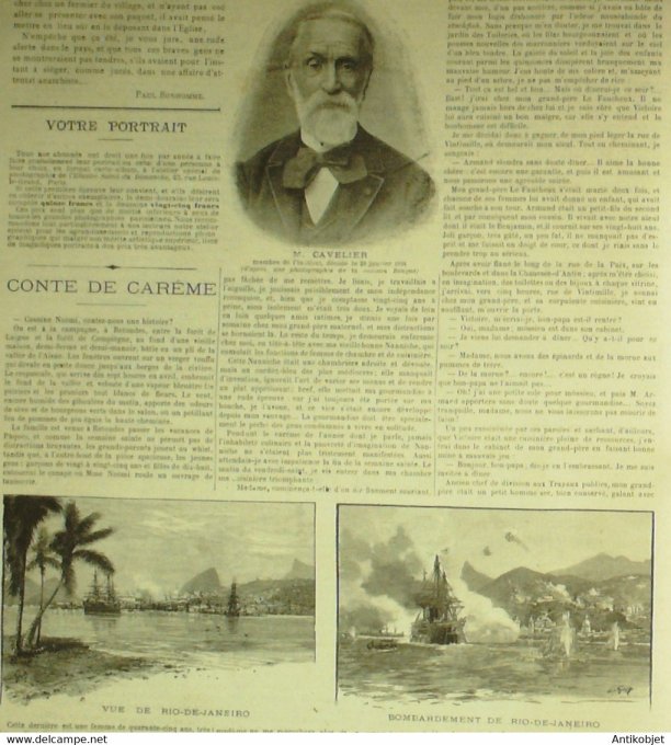 Soleil du Dimanche 1894 n° 6 Brésil Rio de Janeiro Lenepveu Mali Tombouctou
