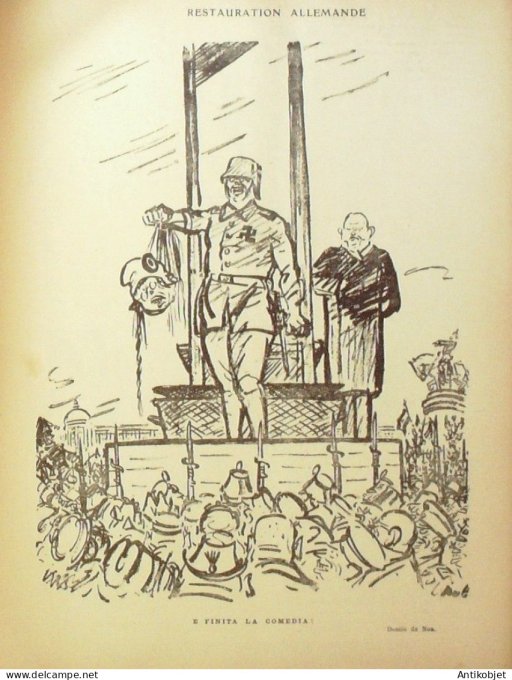 Le Rire 1923-11-17 # 250 Journal humoristique Ed.Originale Fete de Montmartre