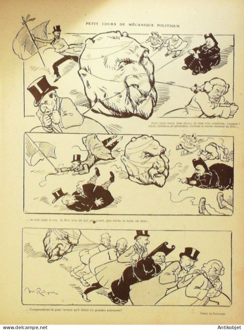 Le Rire 1906-05-19 # 172 Journal humoristique Ed.Originale L'Age d'or