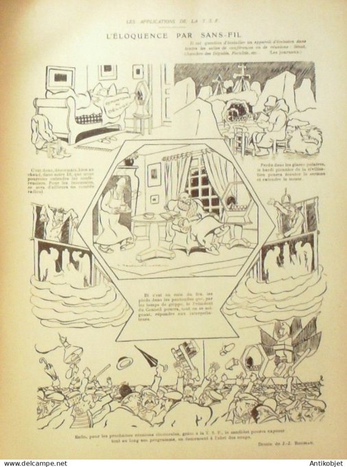 Le Rire 1923-11-17 # 250 Journal humoristique Ed.Originale Fete de Montmartre