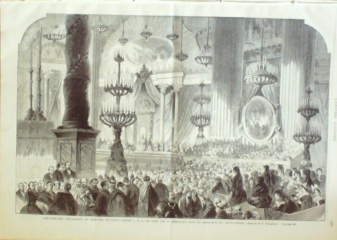 L'Univers illustré 1867 # 652 'Ouzbekistan Sultan Abdul Aziz Khan Isthme de Suez St-Pétersbourg 