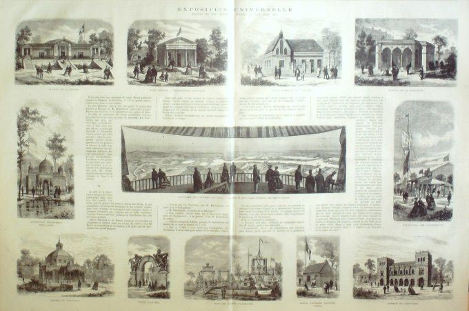 L'Univers illustré 1867 # 652 'Ouzbekistan Sultan Abdul Aziz Khan Isthme de Suez St-Pétersbourg 