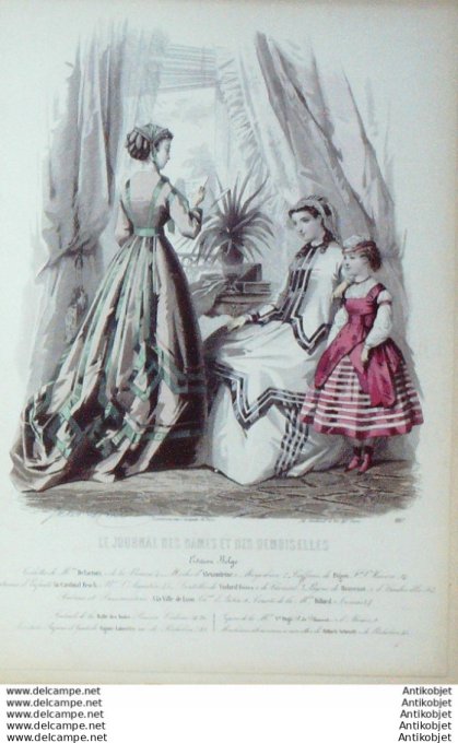 Journal des Dames Demoiselles 1868 # 887 (Maison Delacroix)
