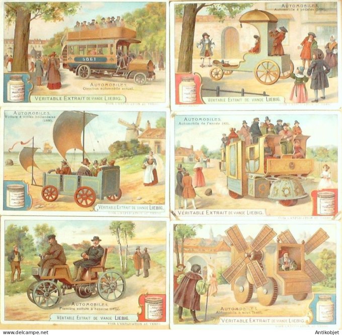 Chromo Liebig Sang  881 Automobiles (1907)