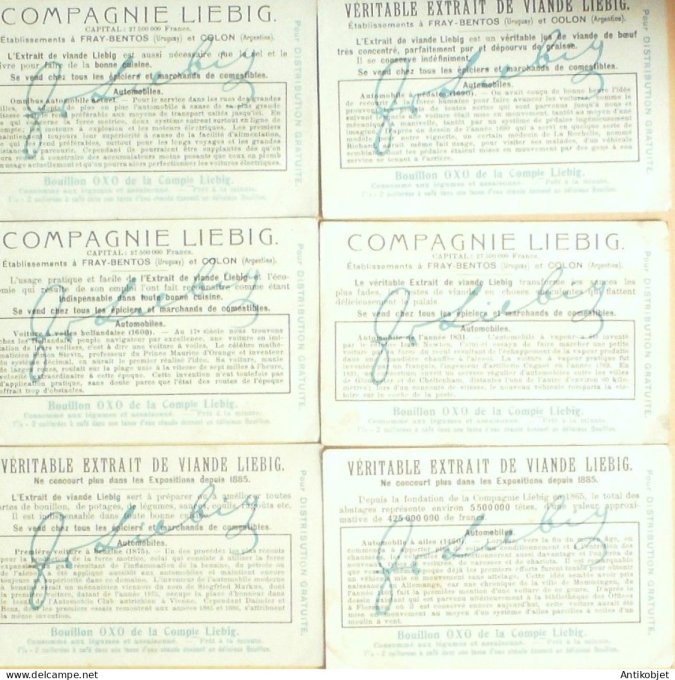 Chromo Liebig Sang  881 Automobiles (1907)