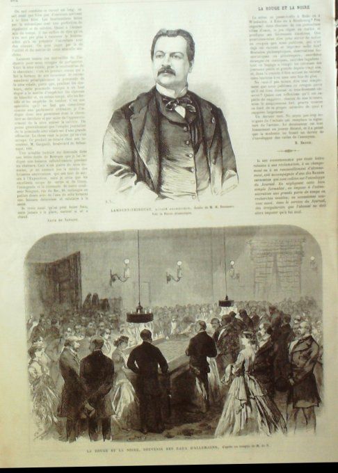 L'Univers illustré 1867 # 653 Bagnères-de-Luchon (31) Autriche VienneHongrie Pesth Billancourt (9   
