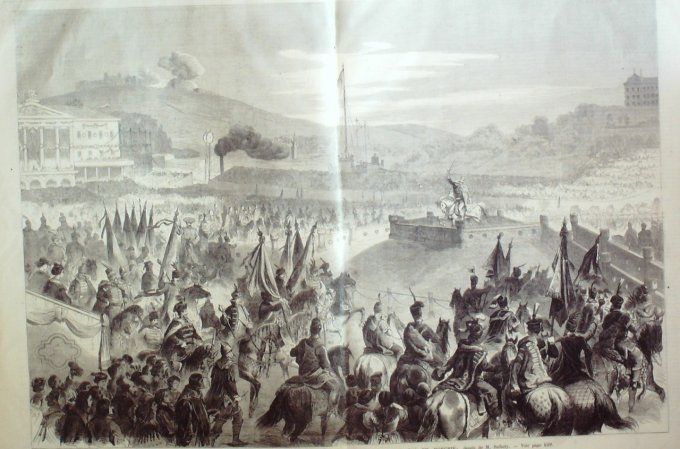 L'Univers illustré 1867 # 653 Bagnères-de-Luchon (31) Autriche VienneHongrie Pesth Billancourt (9   