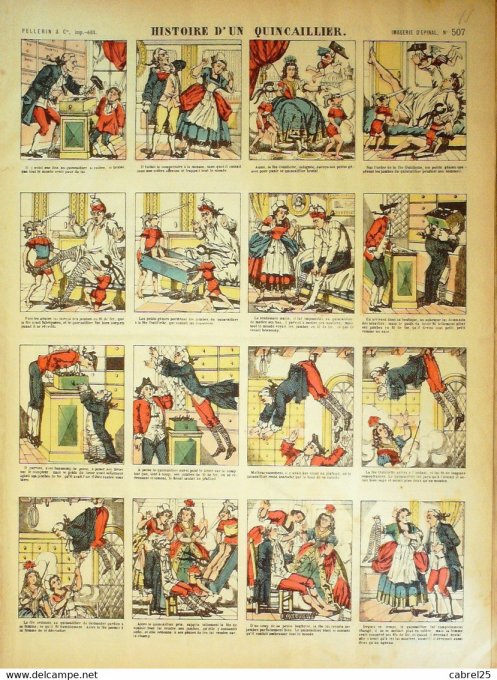 Histoire d'un Quincaillier ( Pellerin d'epinal)