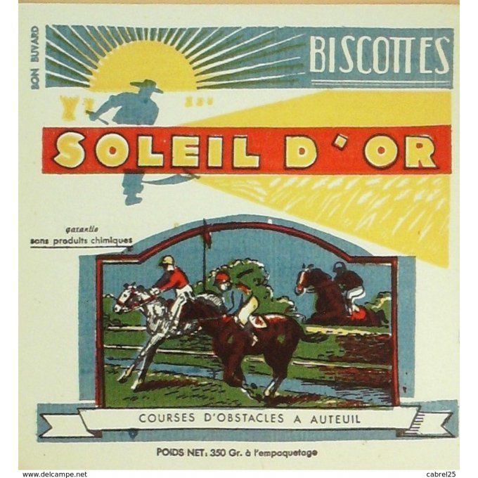 Buvard SOLEIL d'OR Biscotte
