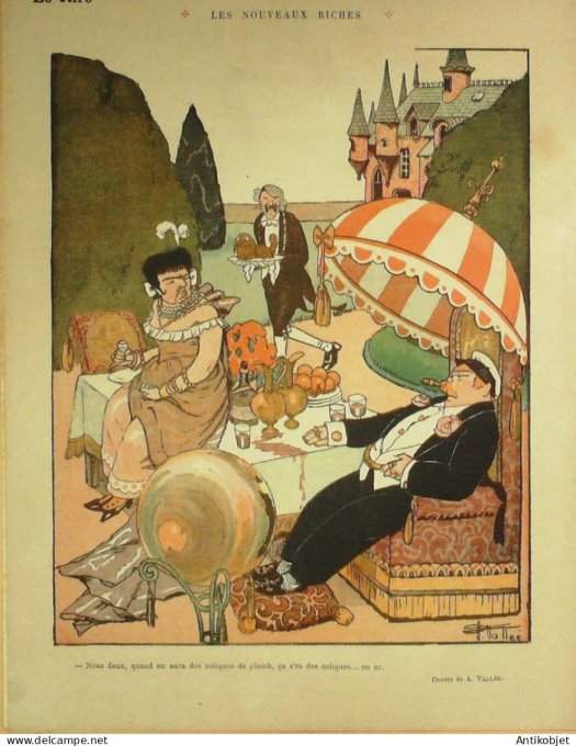 Le Rire Rouge 1917-07-21 # 140 Journal humoristique Ed.Originale Penurie Notariale