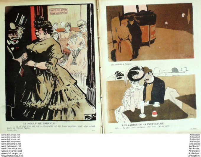 L'Assiette au beurre 1905 # 207 Les avaries Galanis Flores