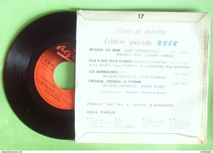 Holloway Nancy 45T EP La boogie du bébé 1966