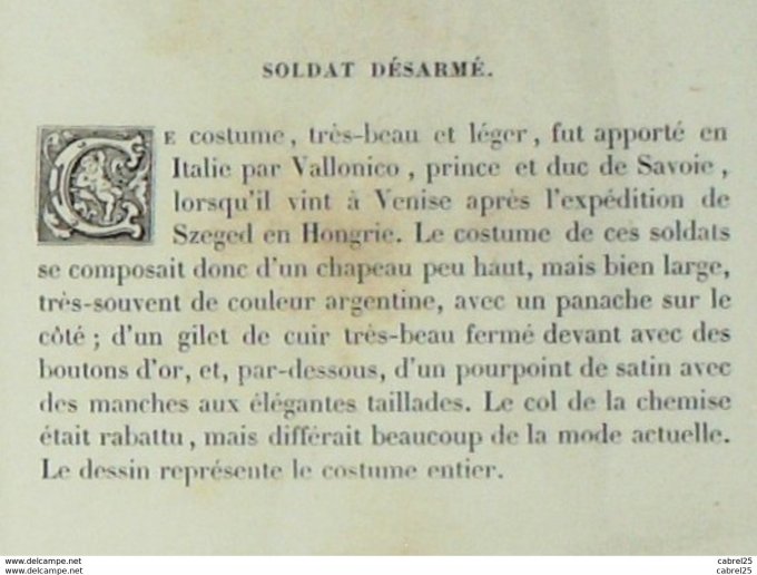 Italie Soldat désarmé 1859