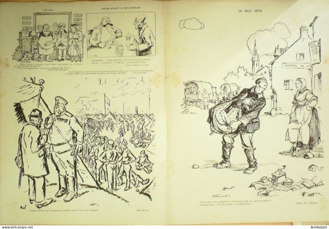 Le Rire Rouge 1917-07-21 # 140 Journal humoristique Ed.Originale Penurie Notariale