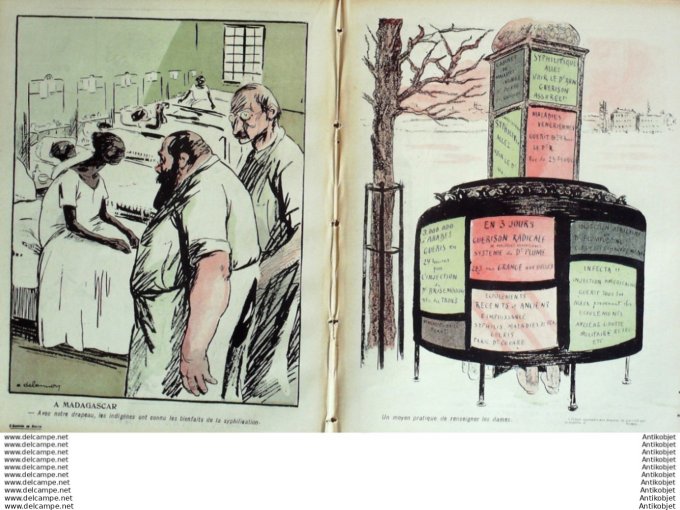 L'Assiette au beurre 1905 # 207 Les avaries Galanis Flores