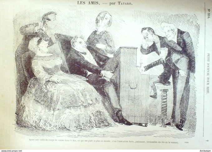 Petit journal pour Rire 1860 # 354 Les Amis Tataro