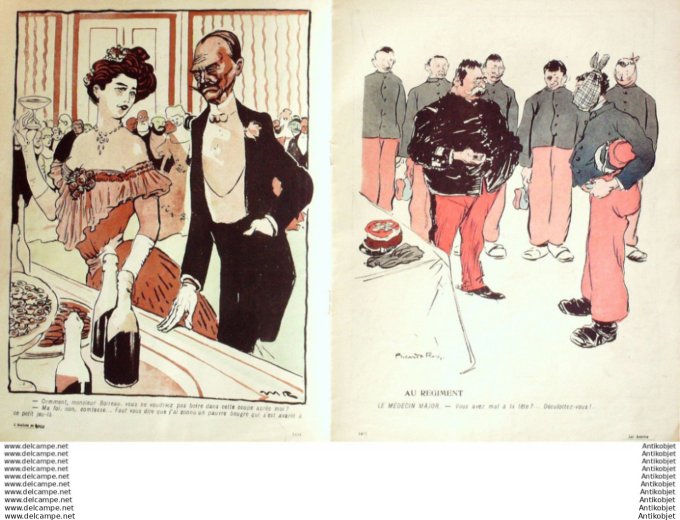 L'Assiette au beurre 1905 # 207 Les avaries Galanis Flores