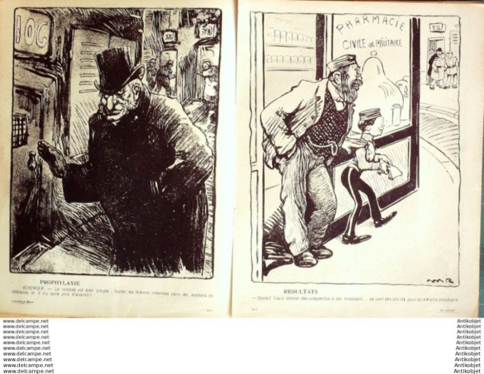 L'Assiette au beurre 1905 # 207 Les avaries Galanis Flores