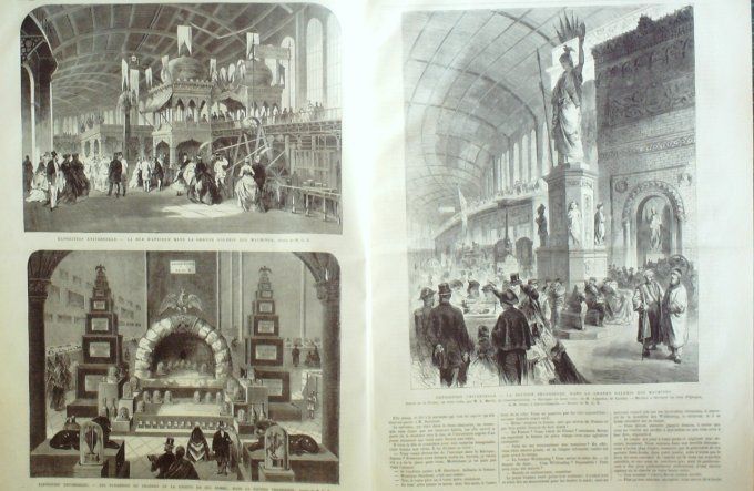 L'Univers illustré 1867 # 655 Hongrie Insbruck Maximilien 1er Tyrol Marienbourg 
