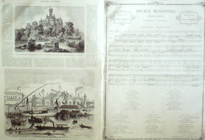 L'Univers illustré 1867 # 655 Hongrie Insbruck Maximilien 1er Tyrol Marienbourg 