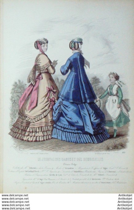 Journal des Dames Demoiselles 1868 # 890 (Maison Delacroix)