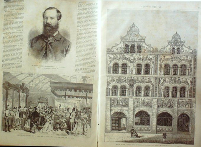 L'Univers illustré 1867 # 656 Osborne-House Italie Constance Marché en Picardie Expo universelle