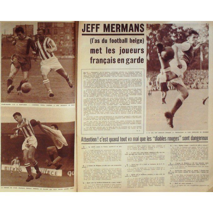 Miroir Des Sports 1957 #  656 21 Oct Coppi Rousseau Rivierre Blume Jazy Halimi Mermans