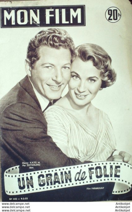 Un Grain De Folie Danny Kaye Diana Adams + Film