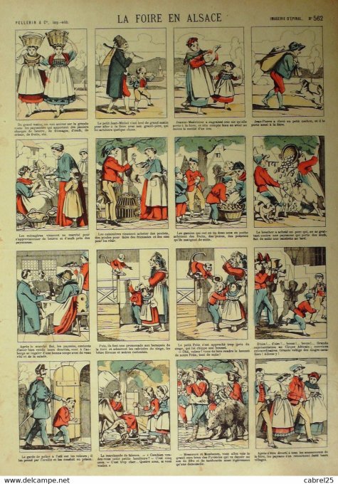 La Foire En Alsace (Pellerin d'epinal)
