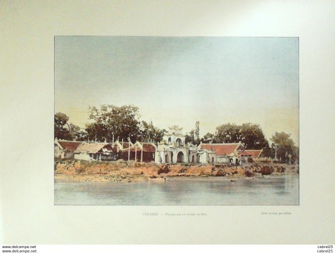 Vietnam PADOUE sur la rivière de HUE