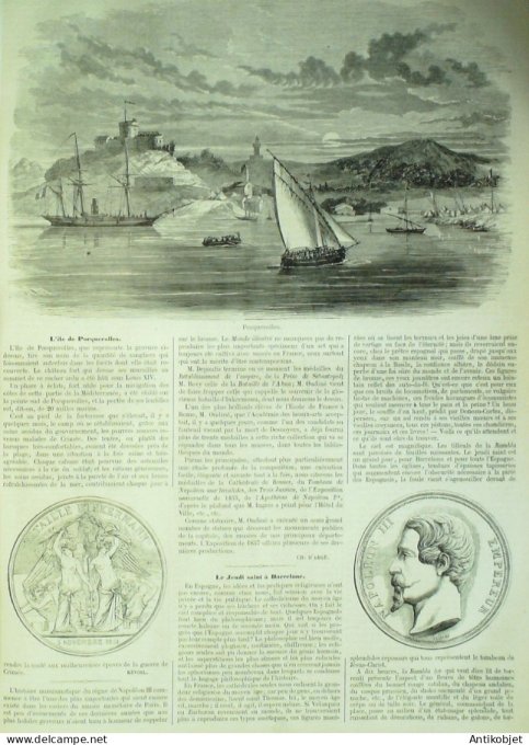 Le Monde illustré 1857 n°  3 Argentine indiens Pampas Buenos-Aires Manchester