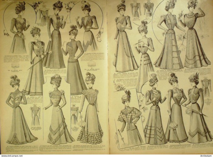 La Mode du Petit journal 1898 n°19 Costumes tailleur