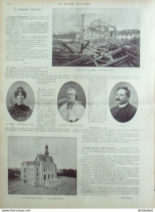 Le Monde illustré 1899 n°2221 Pau (64) Afrique-Sud Johannesburg Simons' Town. Bloemfontein Capetown 